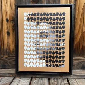 Original Prince Guitar Pick Painting